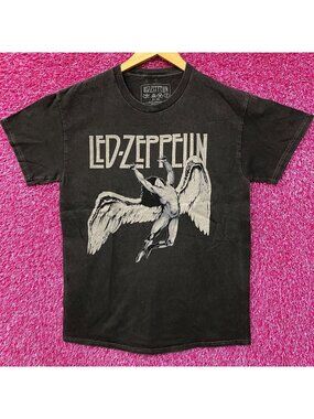 Led Zeppelin Icarus Rock Band Logo Poster T-Shirt Small